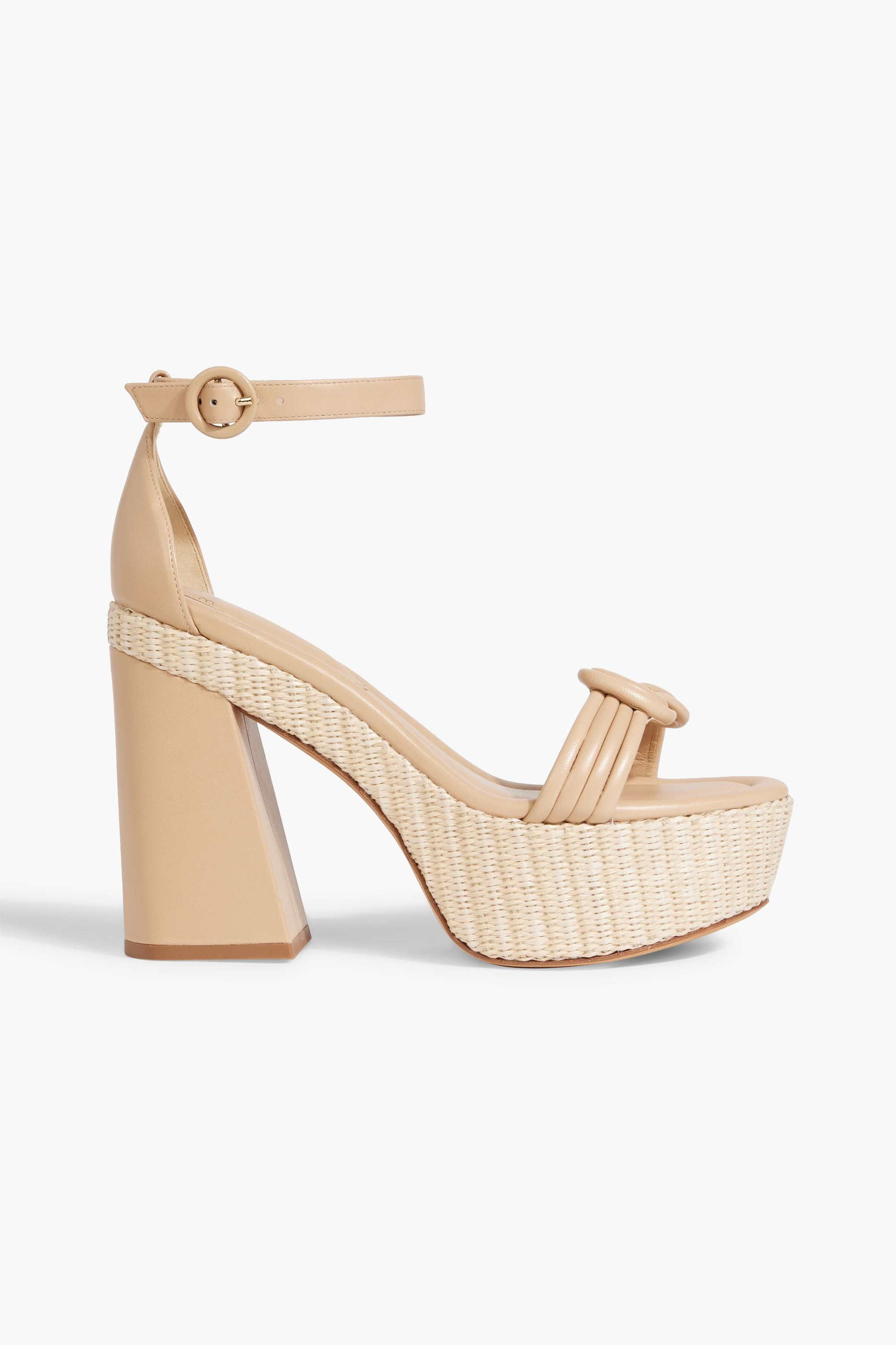 Alexandre Birman Vicky 120 leather platform sandals