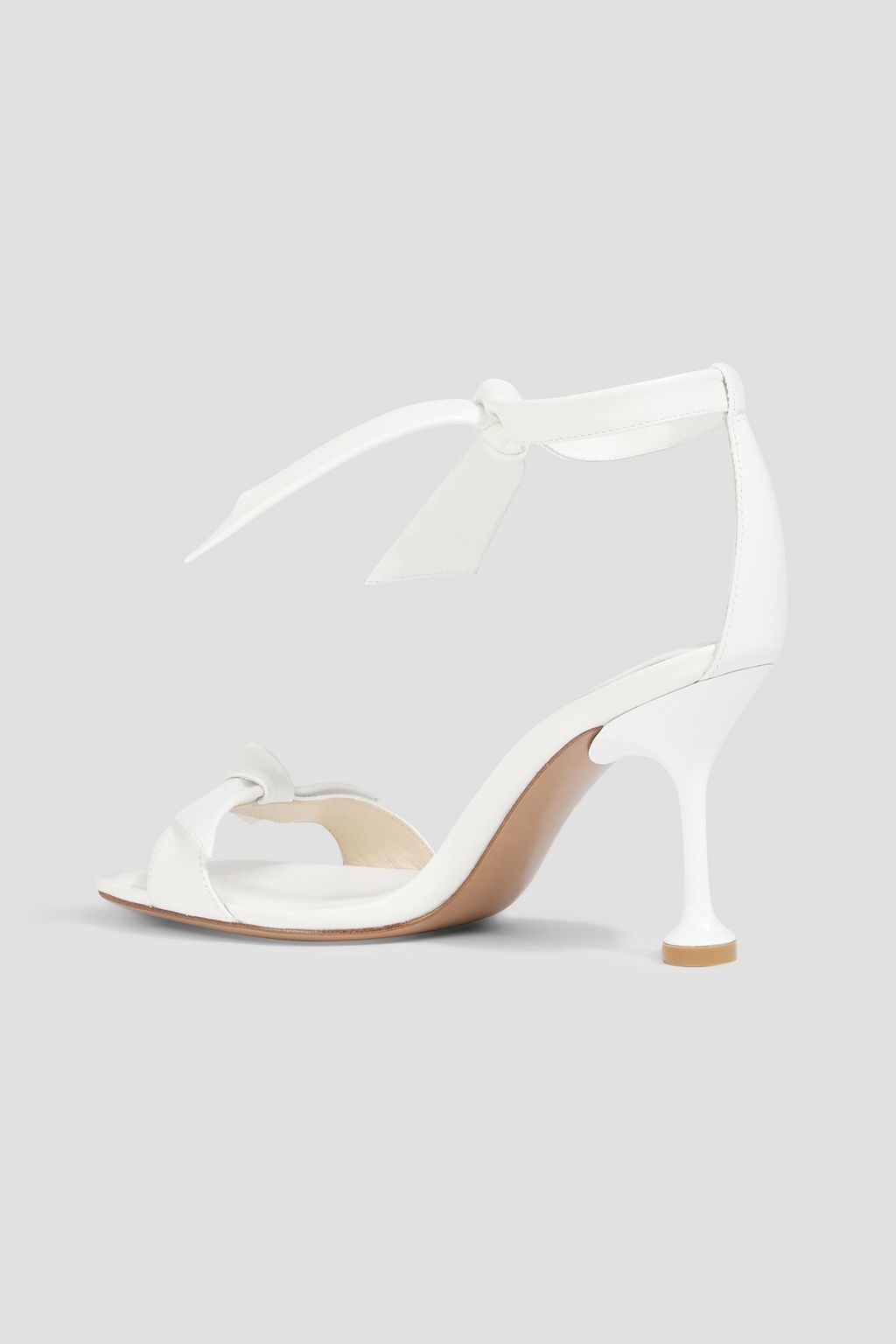 ALEXANDRE BIRMAN Clarita Flare 85 bow-detailed leather sandals