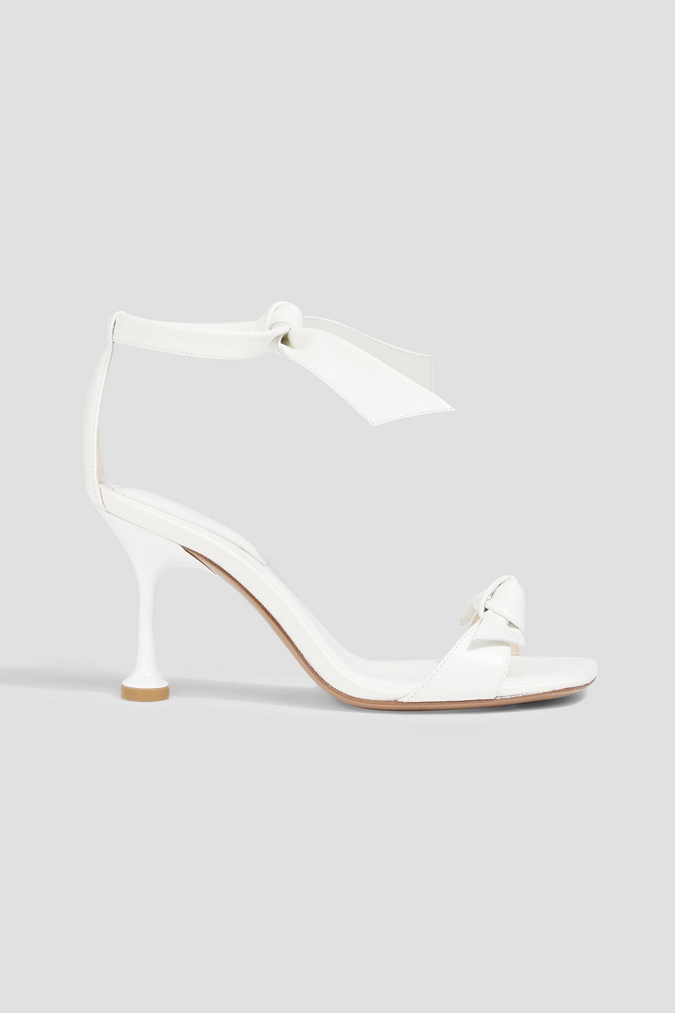 Alexandre Birman Clarita Ankle Tie Sandal In Weiss