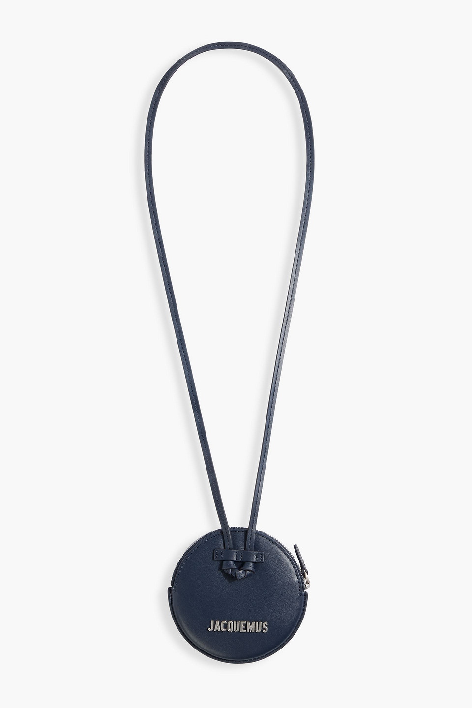Jacquemus Le Pitchou Leather Pouch In Navy