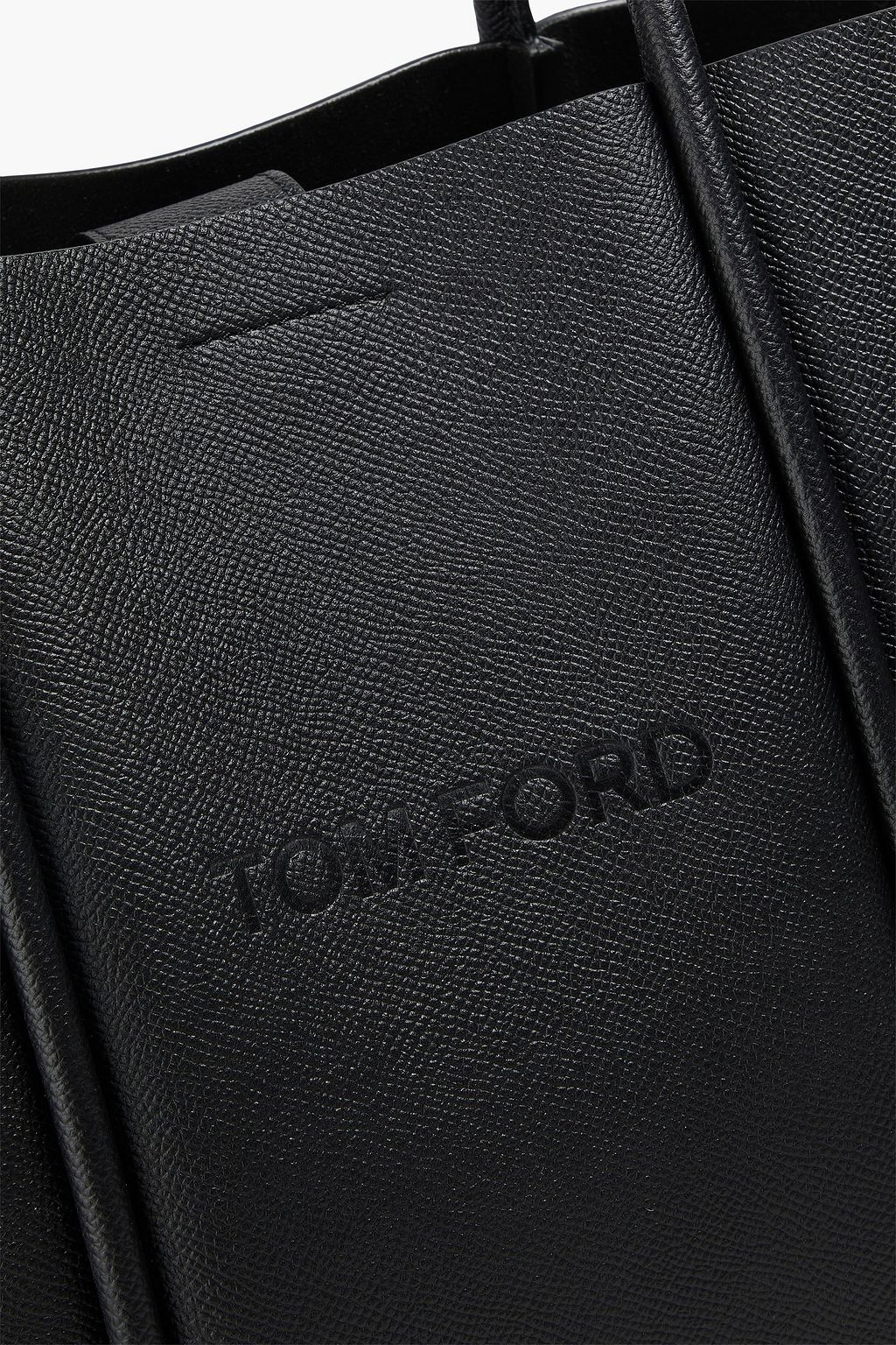 TOM FORD حقيبة توت من الجلد بملمس نافر