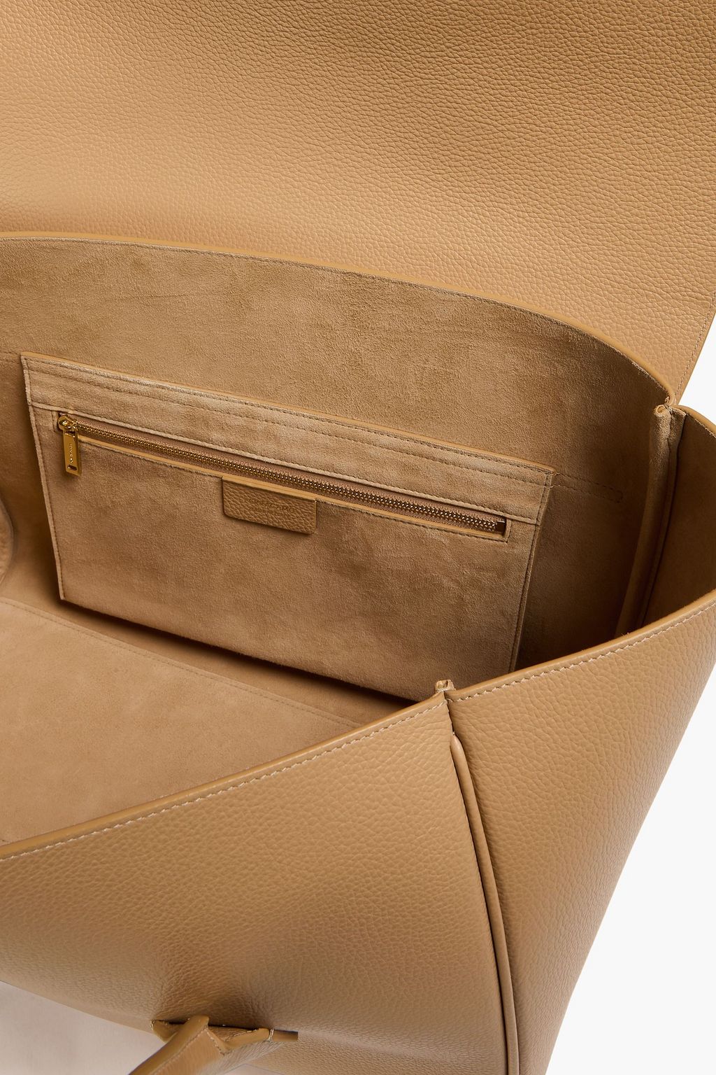 FERRAGAMO Firenze pebbled-leather tote