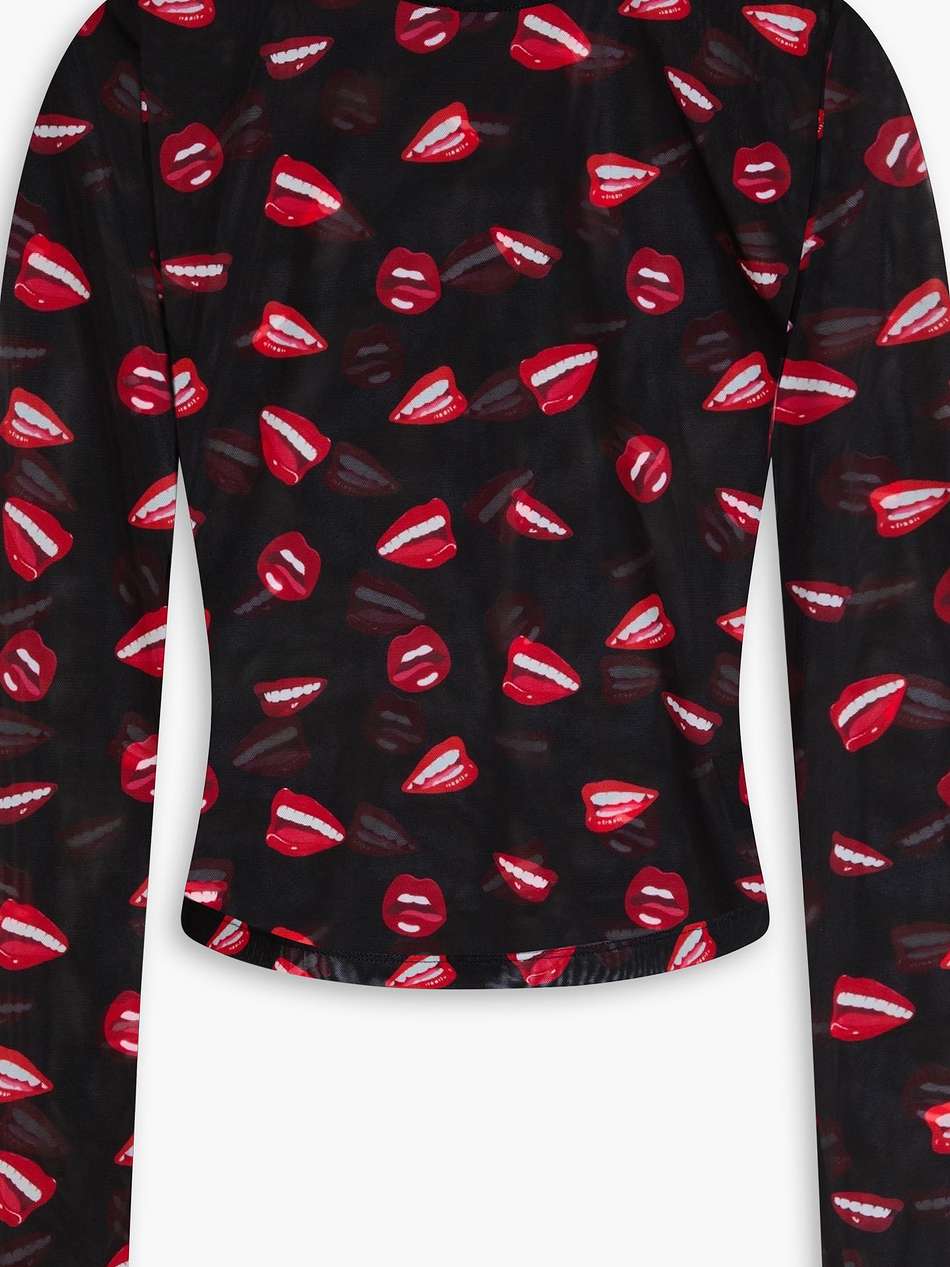 printed mesh top