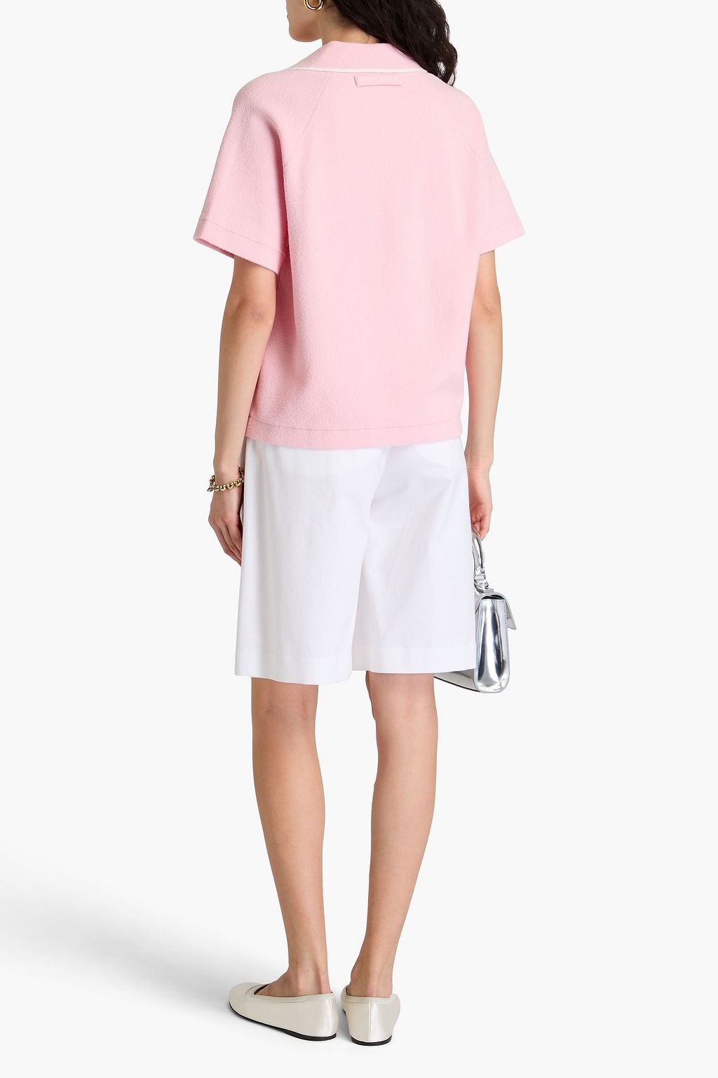 VICTORIA BECKHAM Terry polo shirt