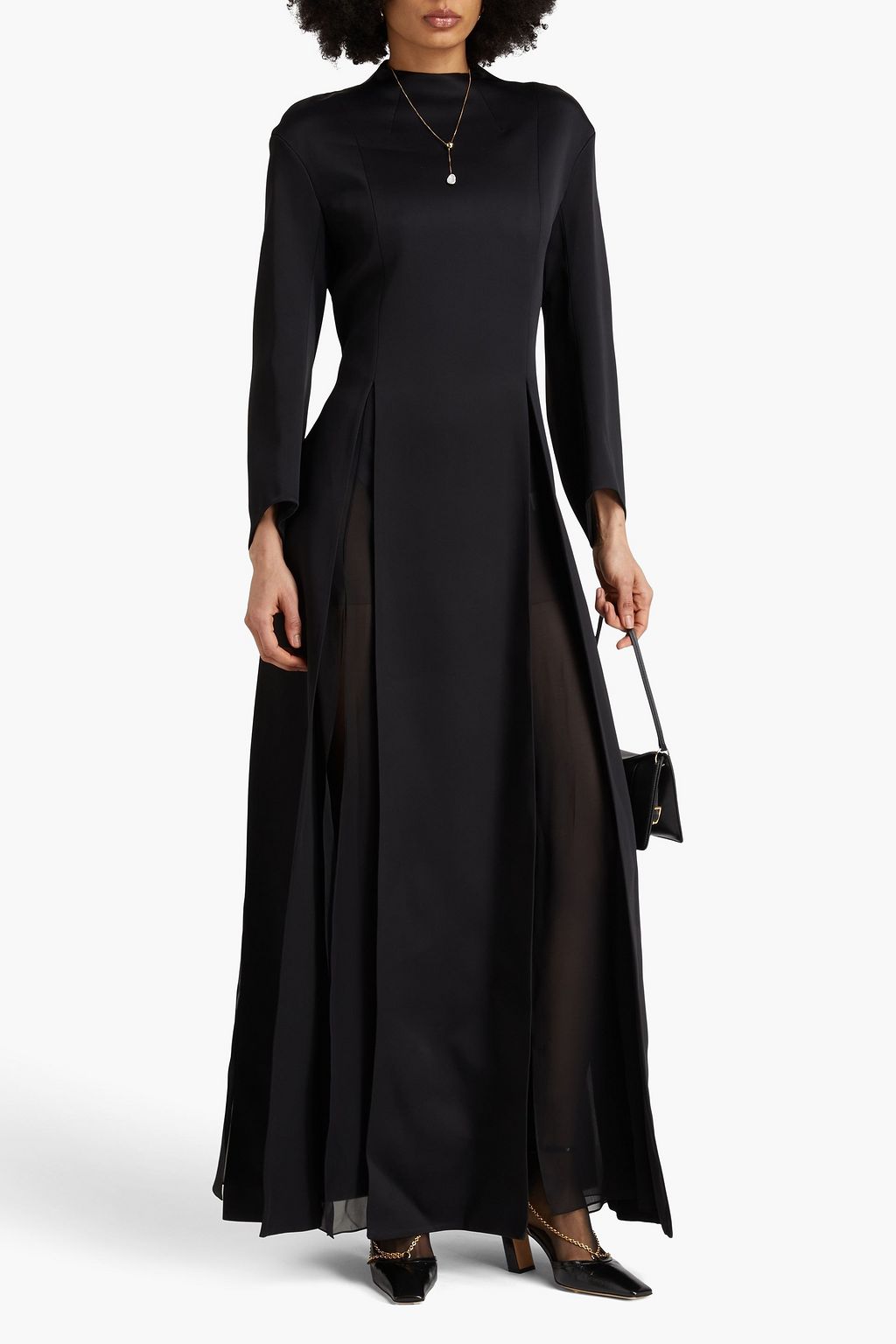 KHAITE Clete crepe maxi dress