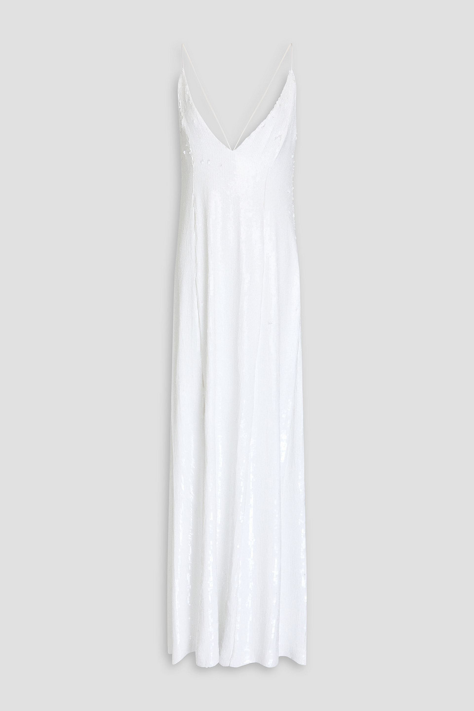 Khaite Tulula Silk Slip Dress In 白色