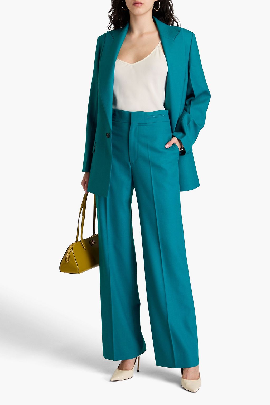 VICTORIA BECKHAM 트윌 스트레이트 레그 팬츠