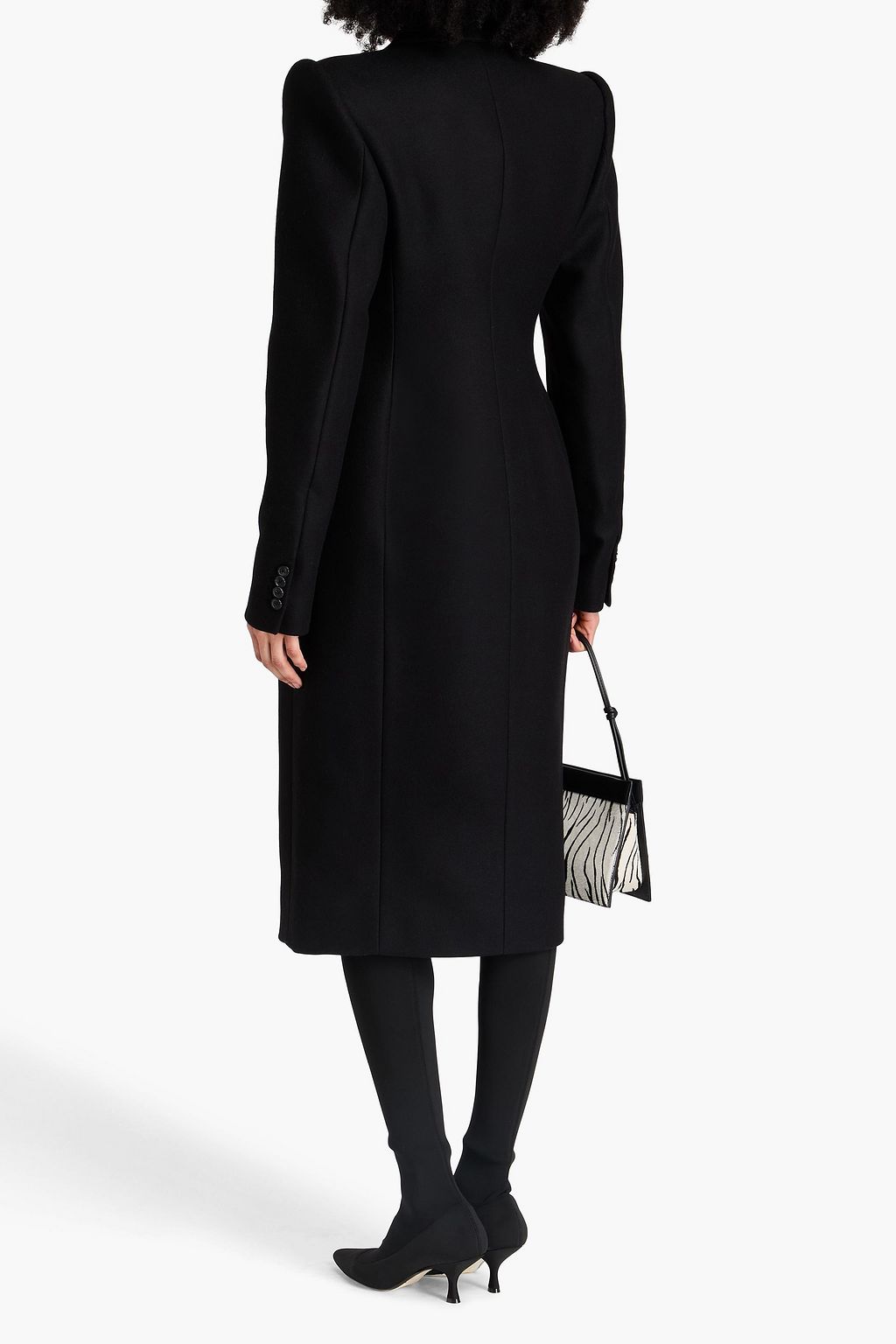 KHAITE Carmona double-breasted wool-blend felt coat