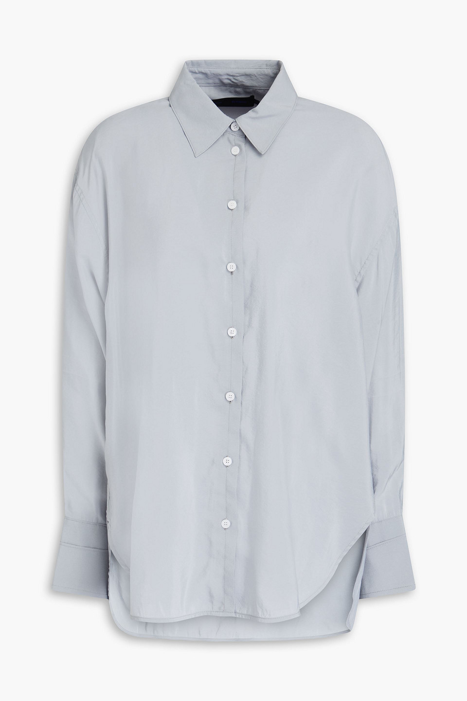 Ida satin-crepe shirt