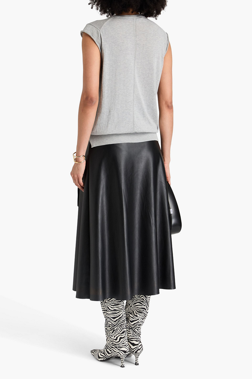 PROENZA SCHOULER MORGAN COTTON AND SILK-BLEND VEST
