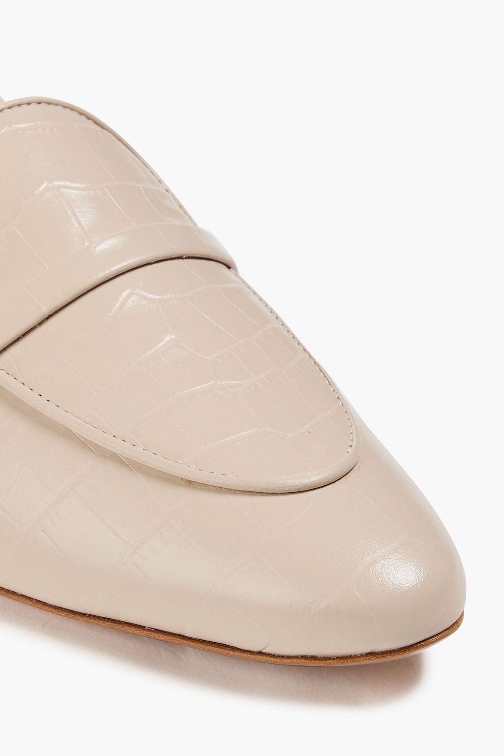 MALONE SOULIERS Bruni croc-effect leather loafers