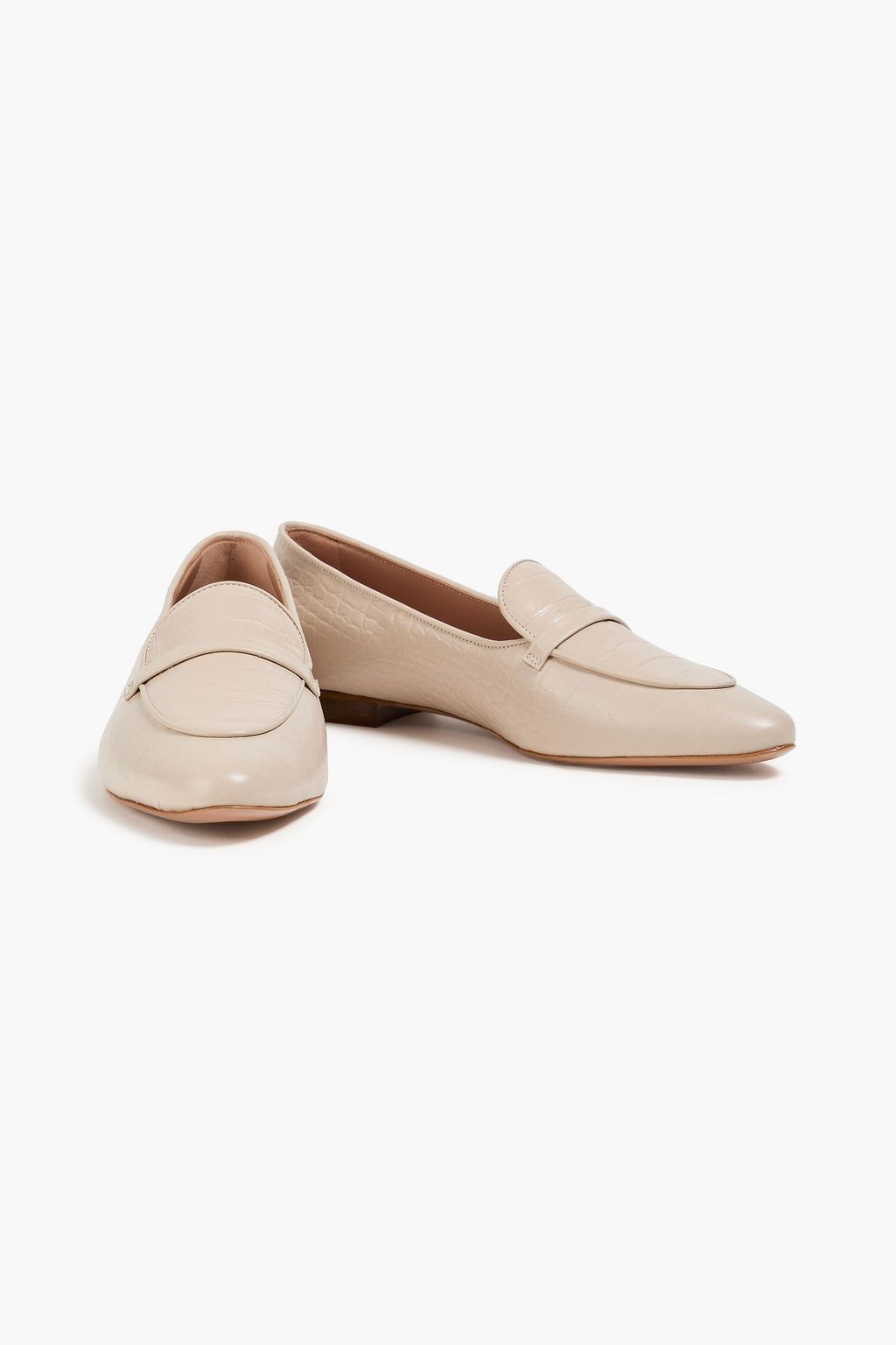 MALONE SOULIERS Bruni croc-effect leather loafers