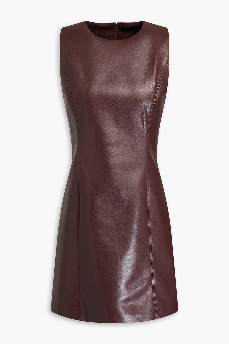 Alice And Olivia Mini Dress In Dark Brown