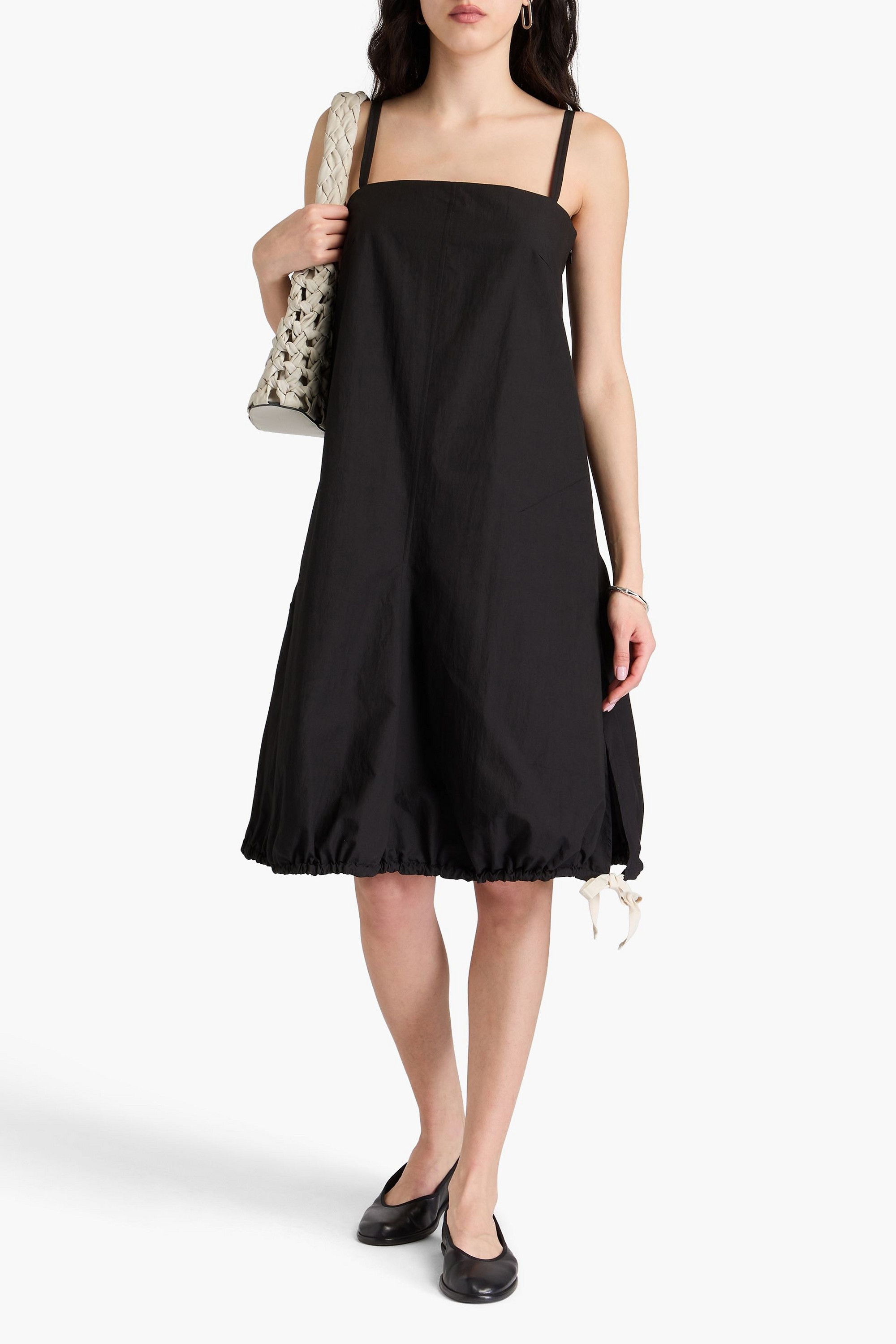 Proenza Schouler Emilia crinkled cotton-blend poplin dress