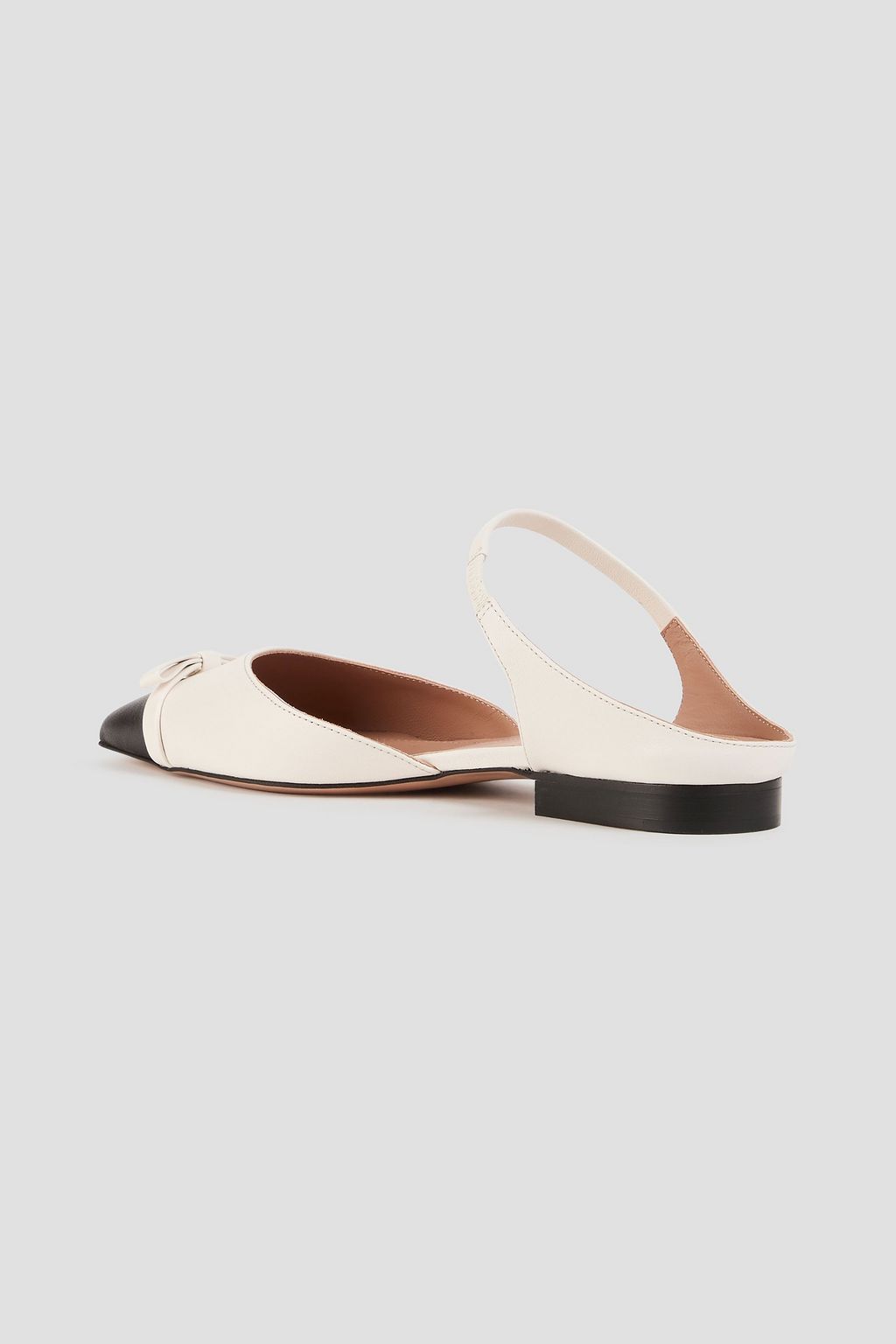 MALONE SOULIERS 블라이드 보우 디테일 가죽 슬리퍼