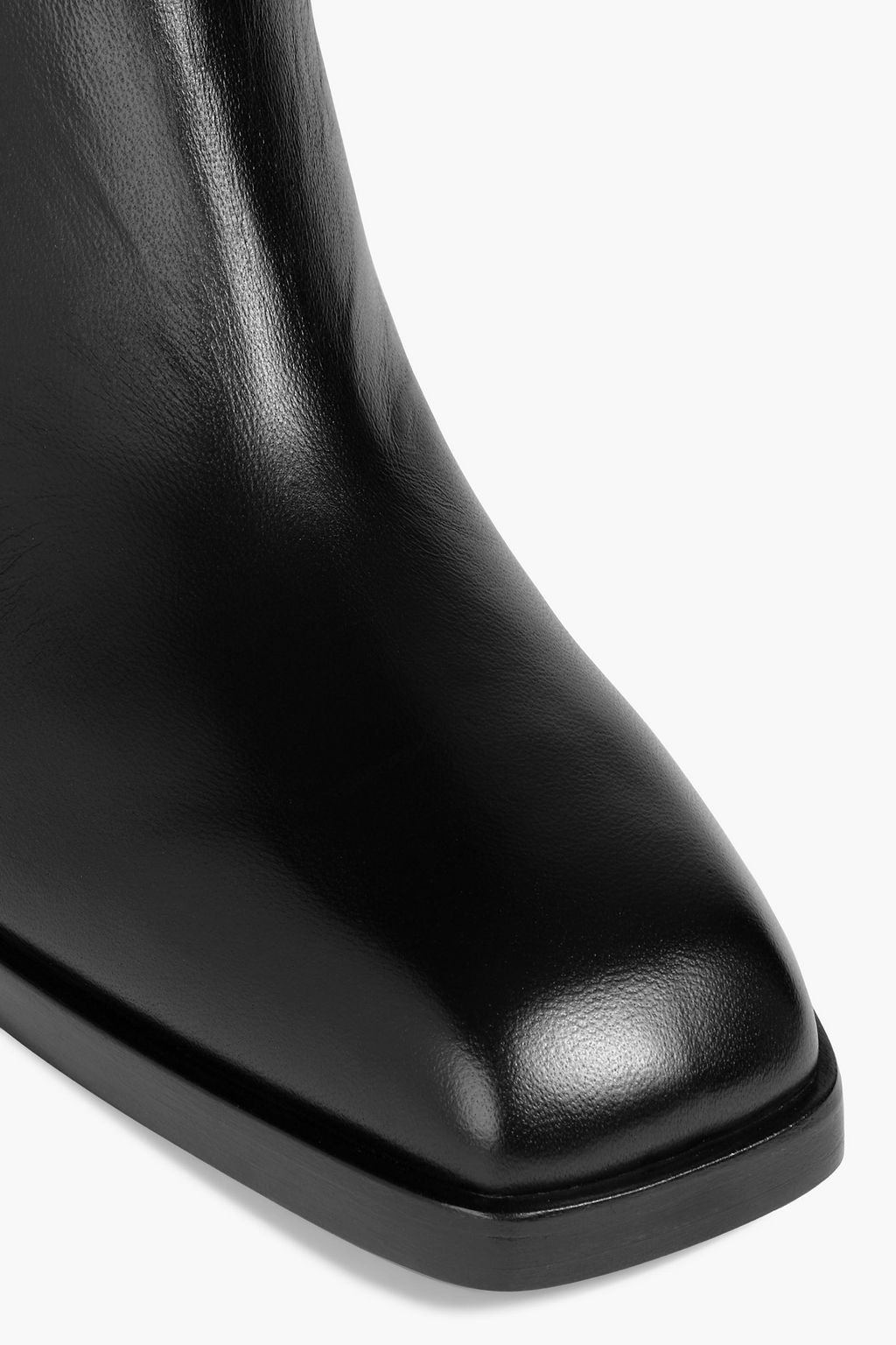 KHAITE Hooper leather over-the-knee boots