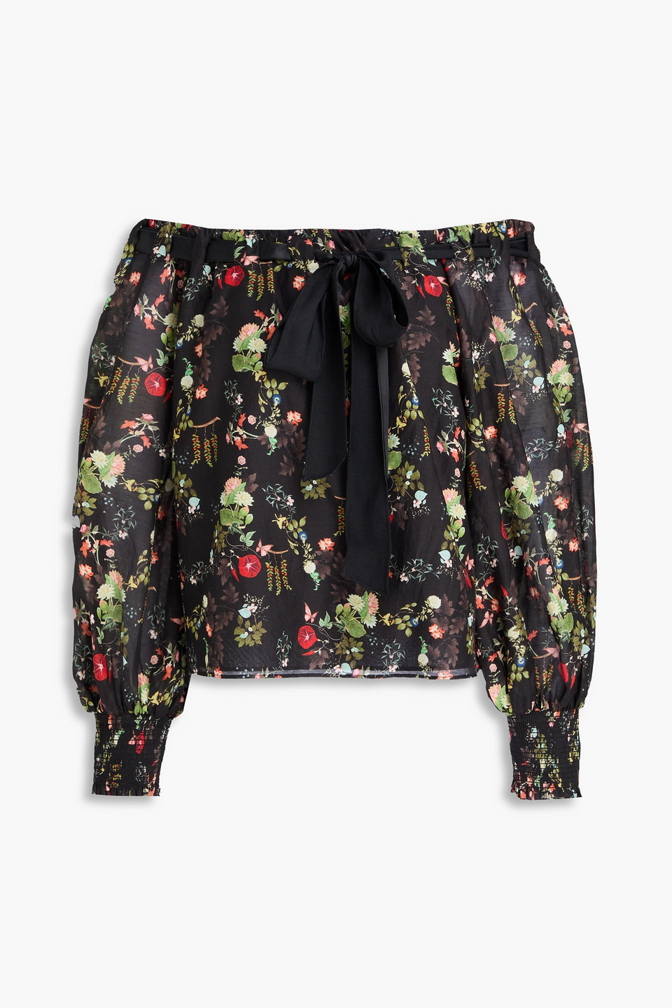 Alice And Olivia Alta Off The Shoulder Top In Black