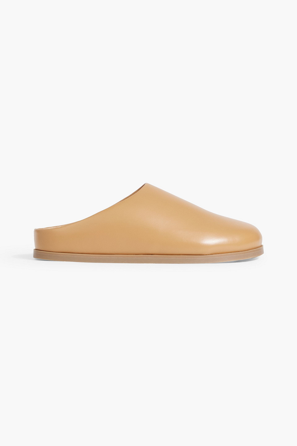 Leather slippers