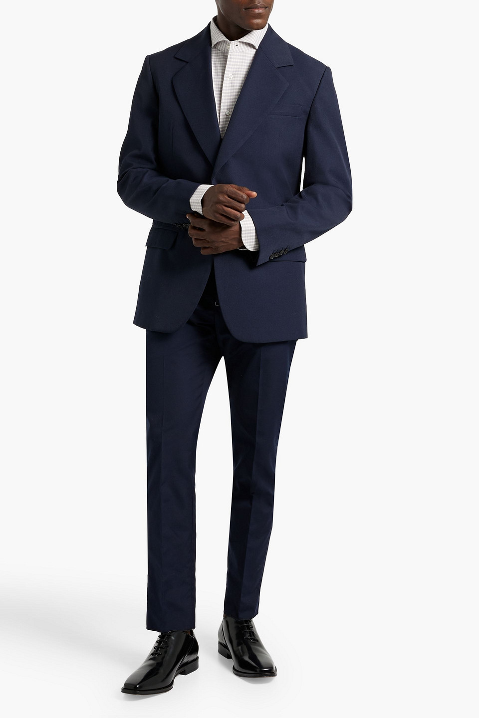 Acne Studios Wool-twill Blazer In Blue