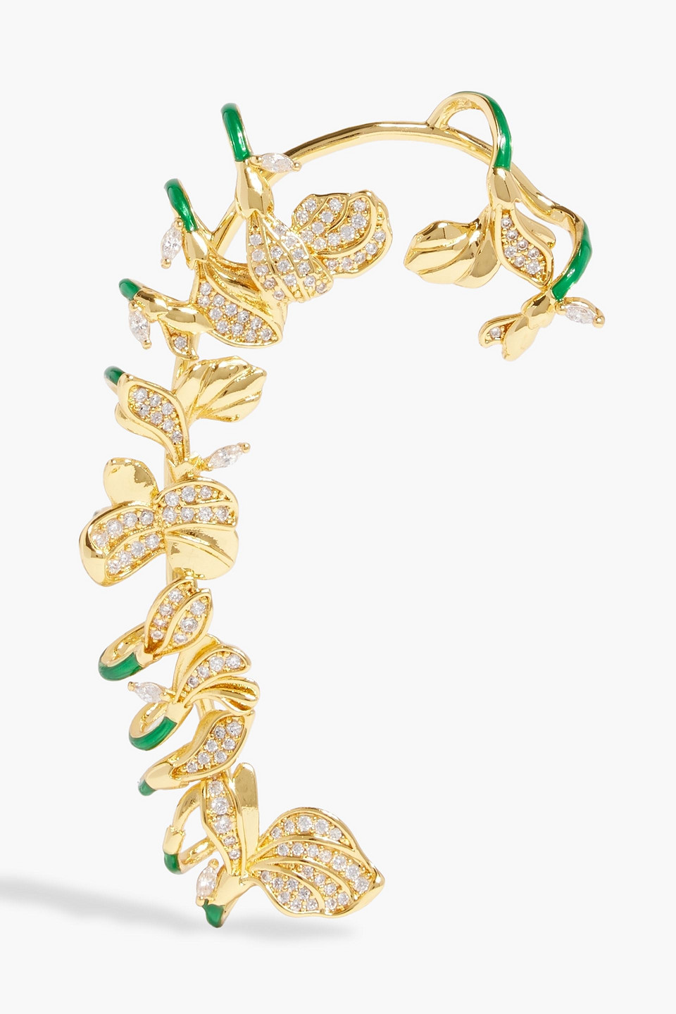 Zimmermann Gold-tone, Enamel And Crystal Ear Cuff