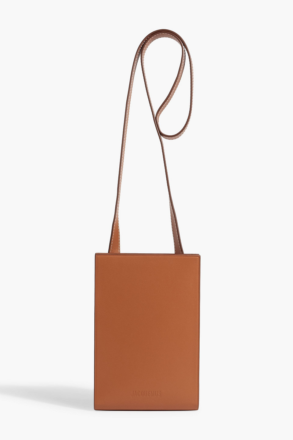 Jacquemus Le Gadju Leather Wallet In Light Brown