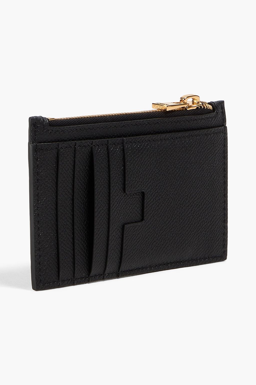 TOM FORD 페블 가죽 카드홀더