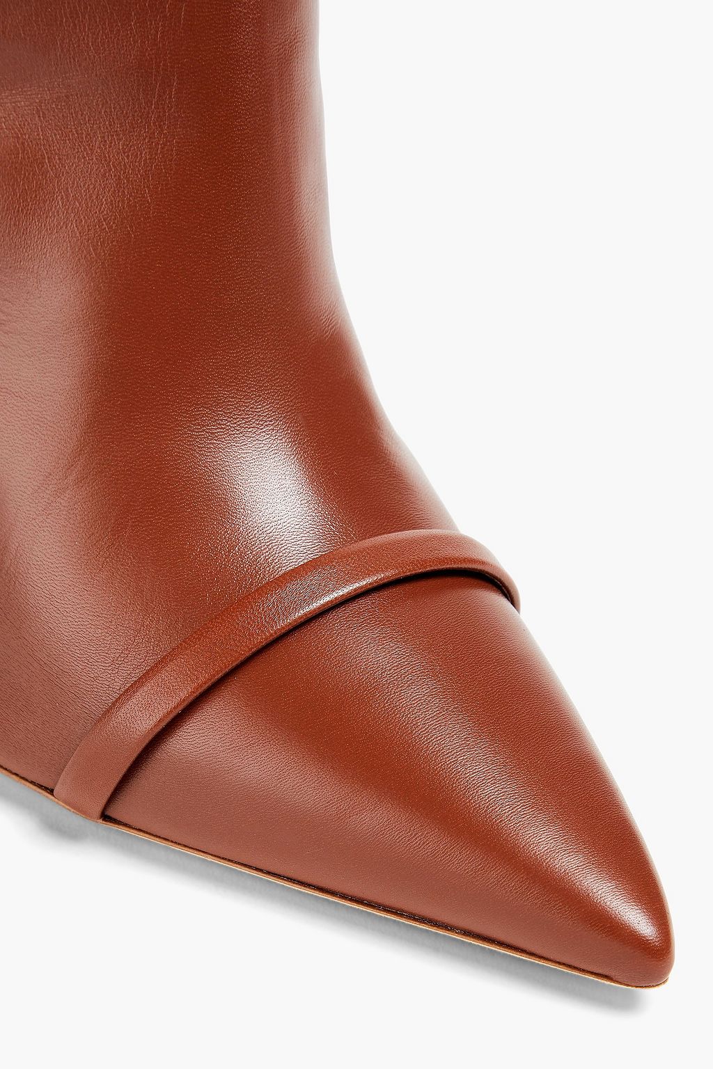 MALONE SOULIERS Fallon gathered leather ankle boots