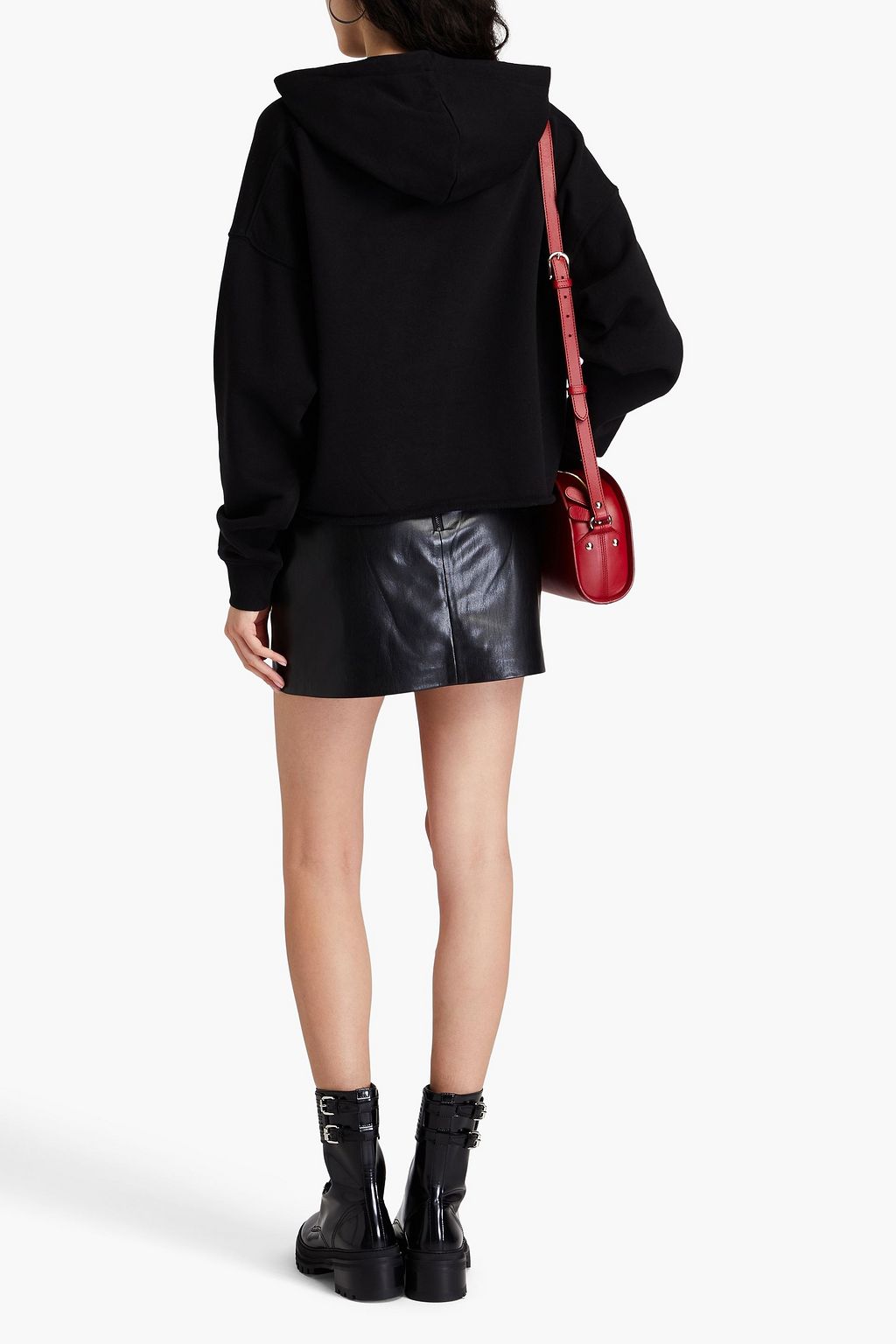 ALICE + OLIVIA تنورة قصيرة بتصميم ملتف