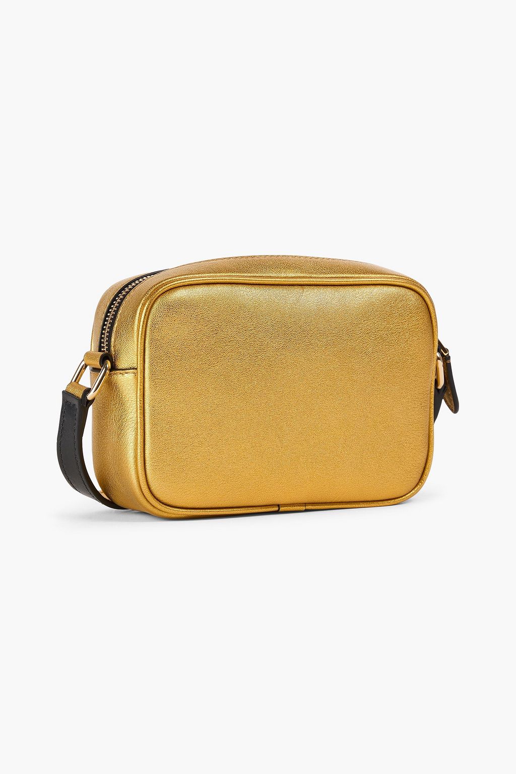 TOM FORD 메탈릭 가죽 크로스바디 백