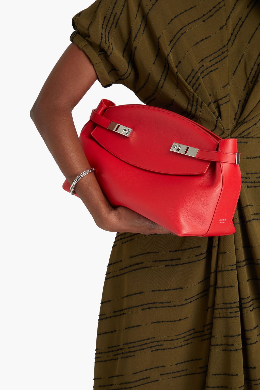 FERRAGAMO Hug leather shoulder bag