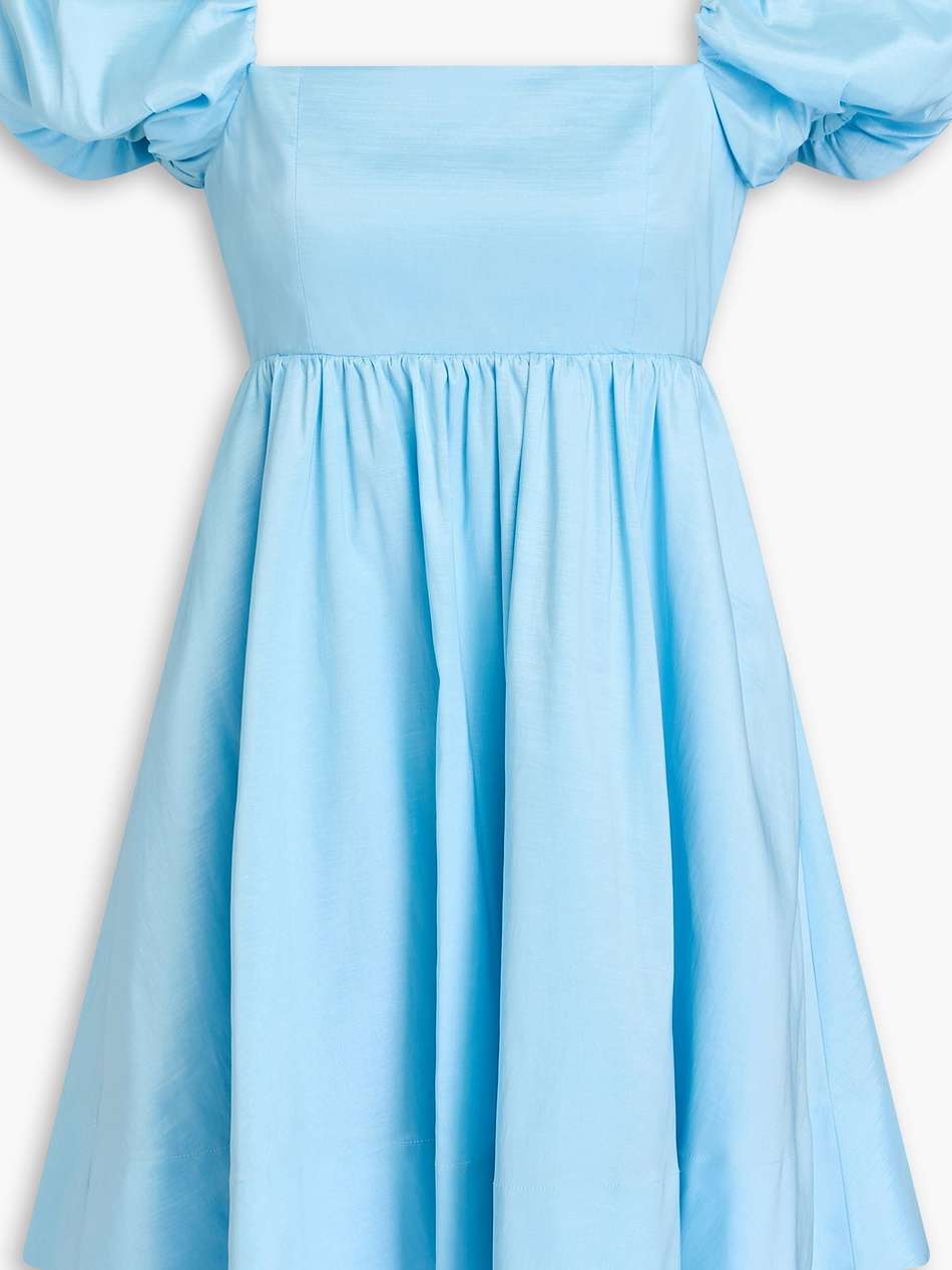 sharilyn bow-detailed taffeta mini dress