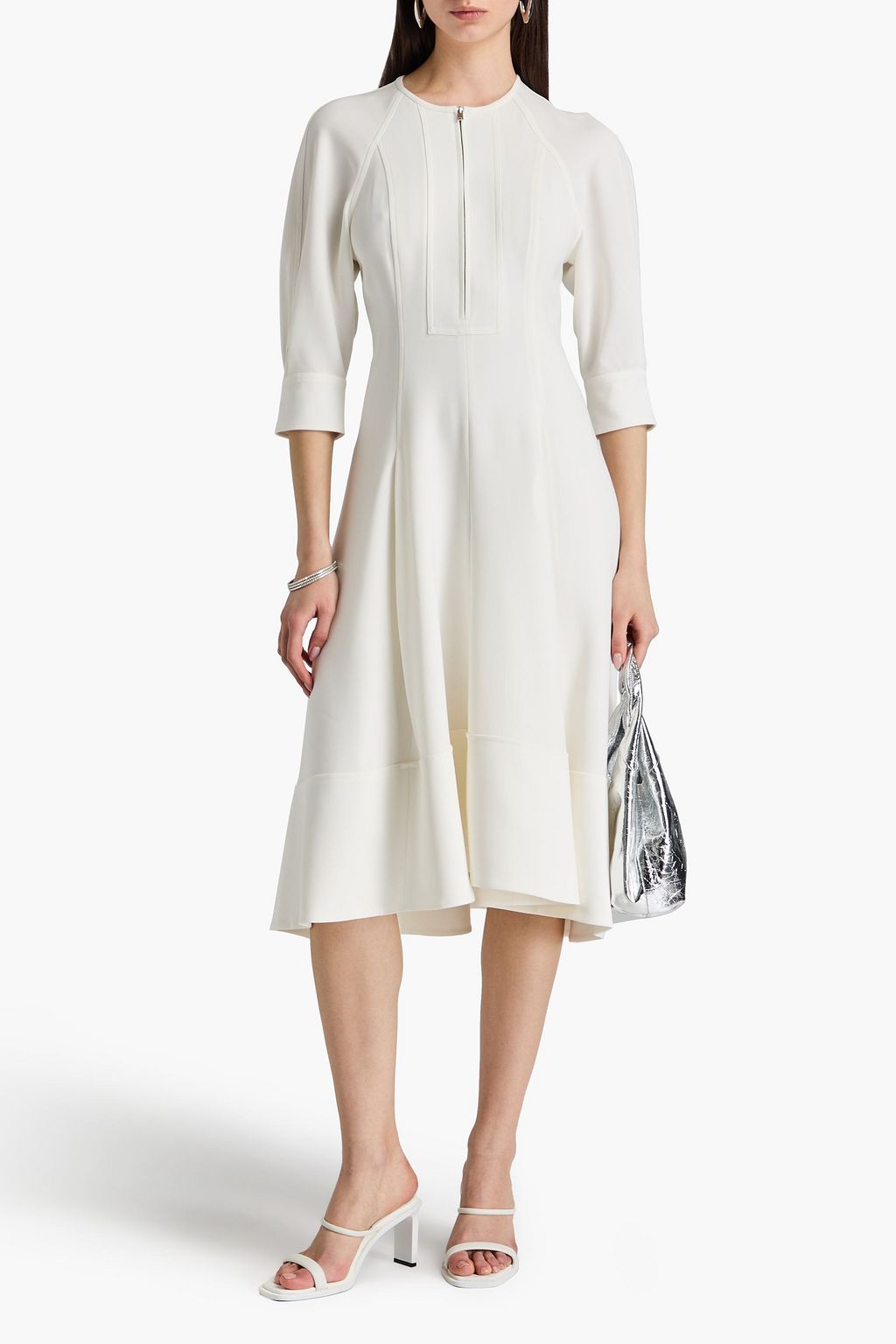 PROENZA SCHOULER クレープ ミディワンピース