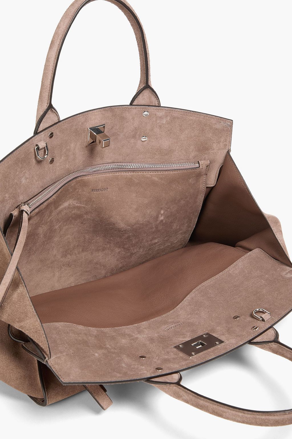 FERRAGAMO Suede tote