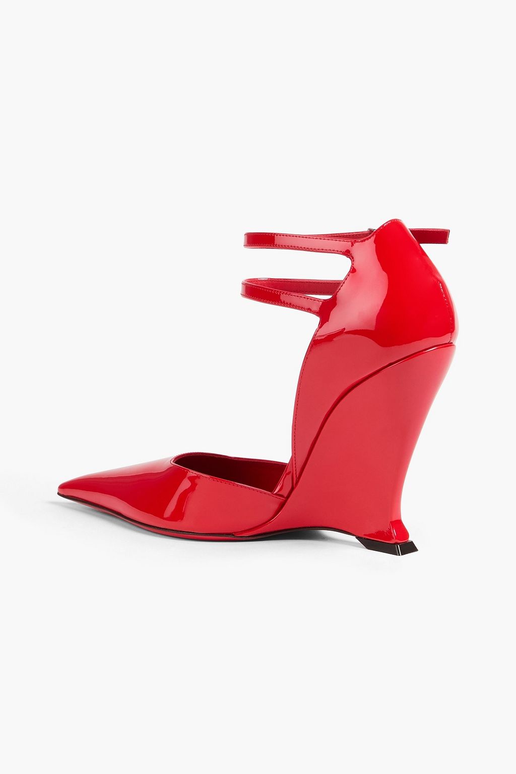FERRAGAMO Vidya Pumps aus Lackleder mit Keilabsatz