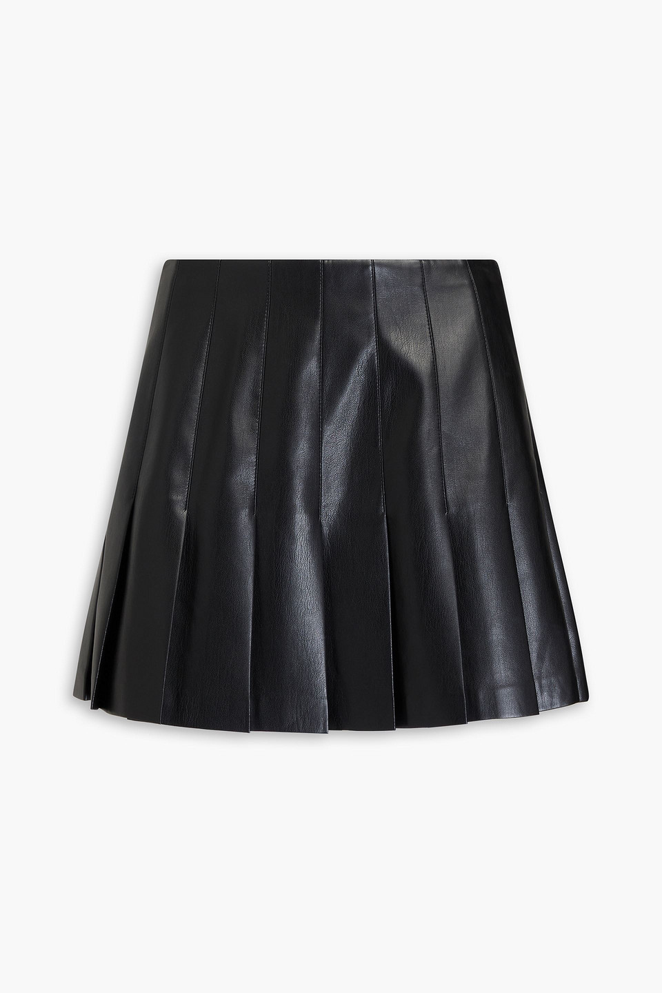 Pleated mini skirt