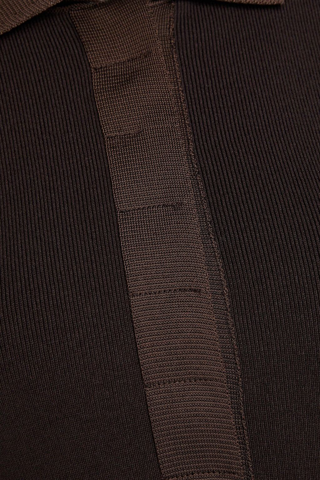 TOM FORD Pullover aus einer Woll-Seidenmischung mit Polokragen