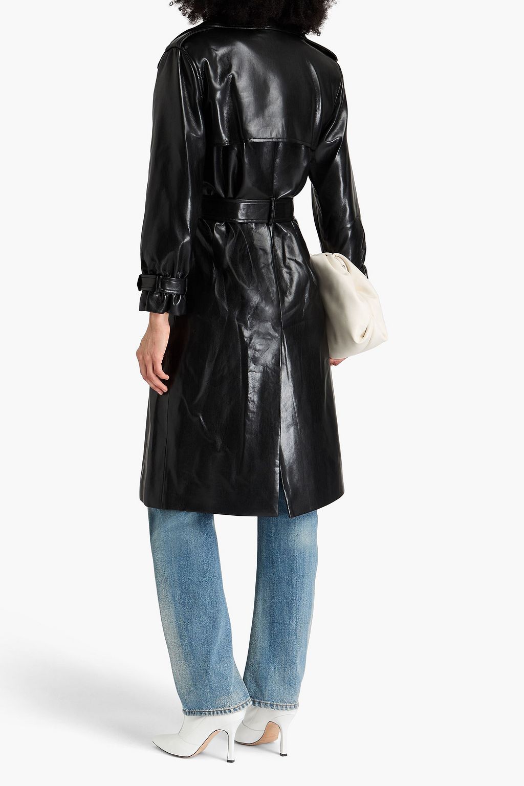 ALICE + OLIVIA Nevada belted trench coat