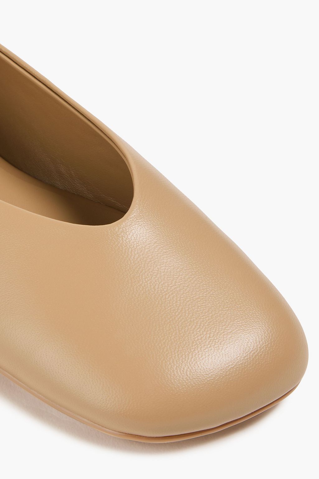 STINE GOYA Reelo crystal-embellished leather ballet flats