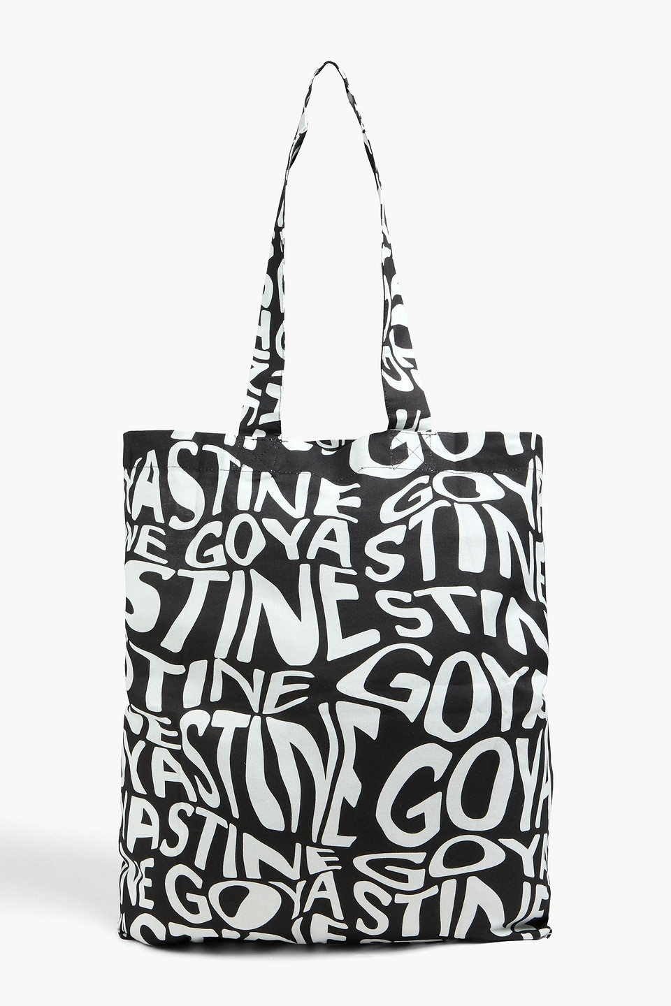 Stine Goya Rita Tote Bag Aus Canvas Mit Logoprint In Schwarz
