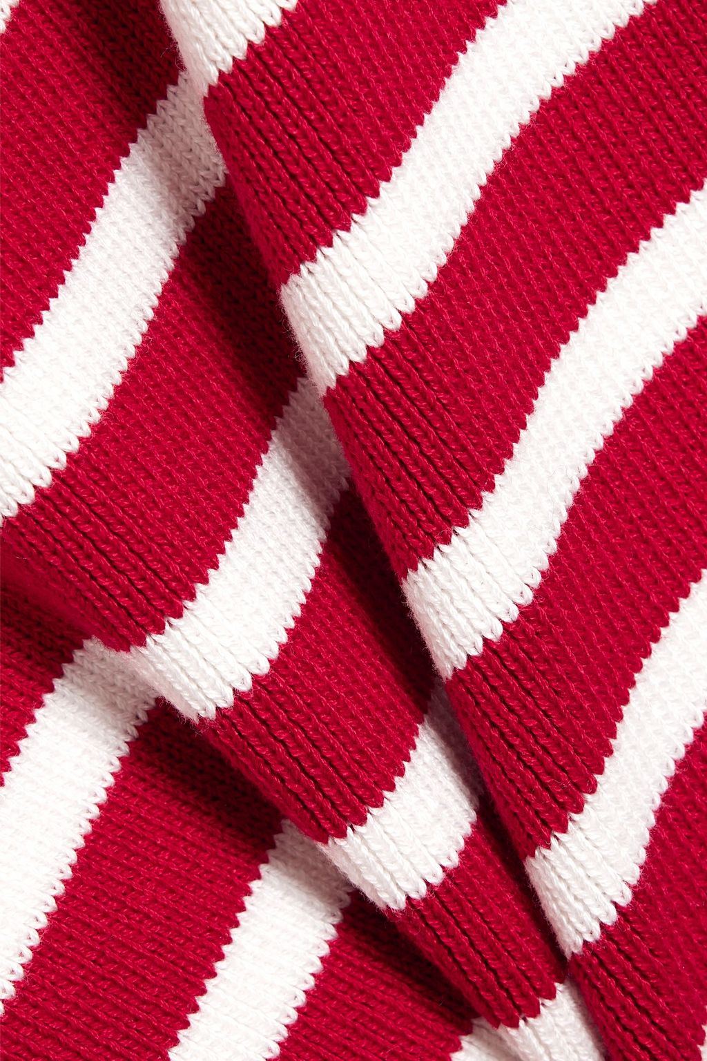 VALENTINO GARAVANI Striped intarsia cotton sweater