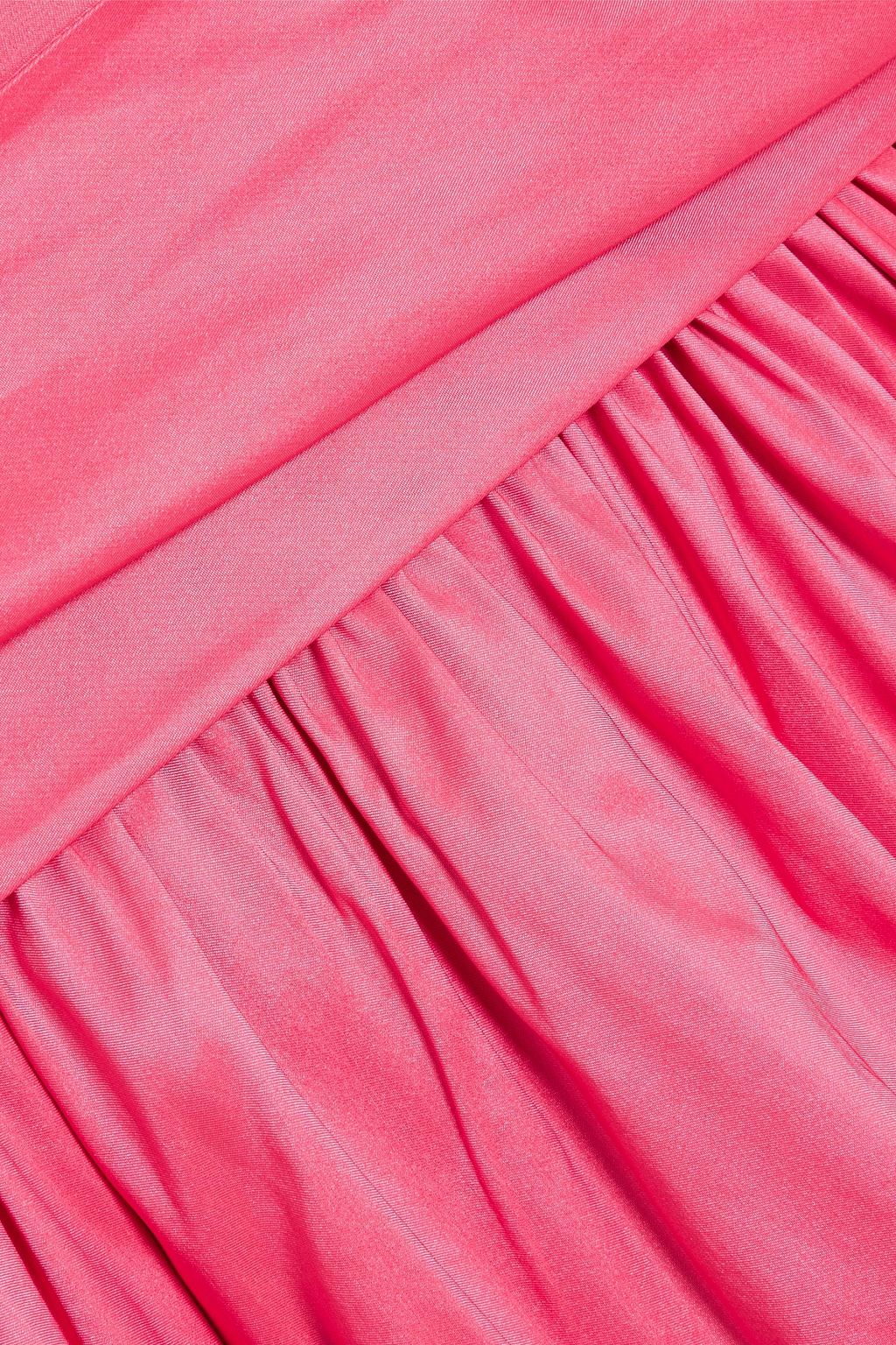 VALENTINO GARAVANI Bow-detailed satin mini dress