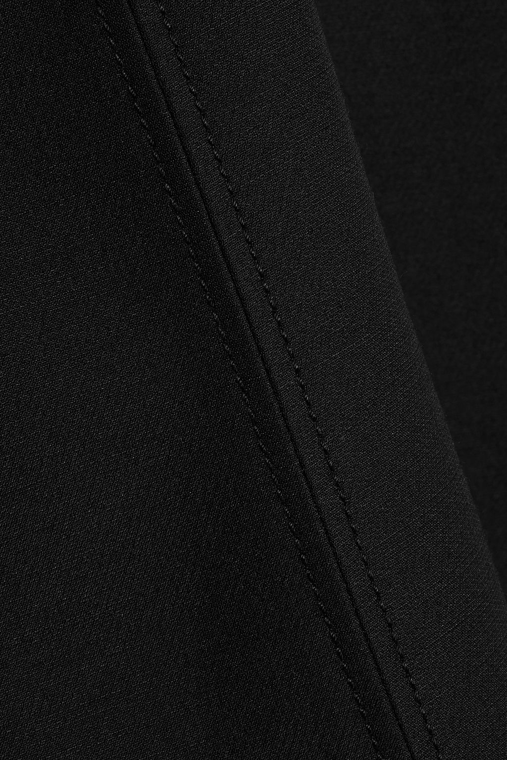 VALENTINO GARAVANI Wool and silk-blend crepe midi dress