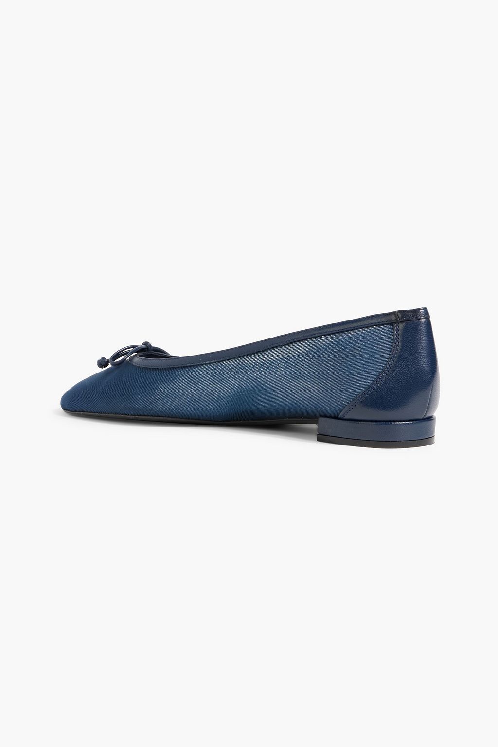 STUART WEITZMAN Arabella bow-detailed mesh ballet flats
