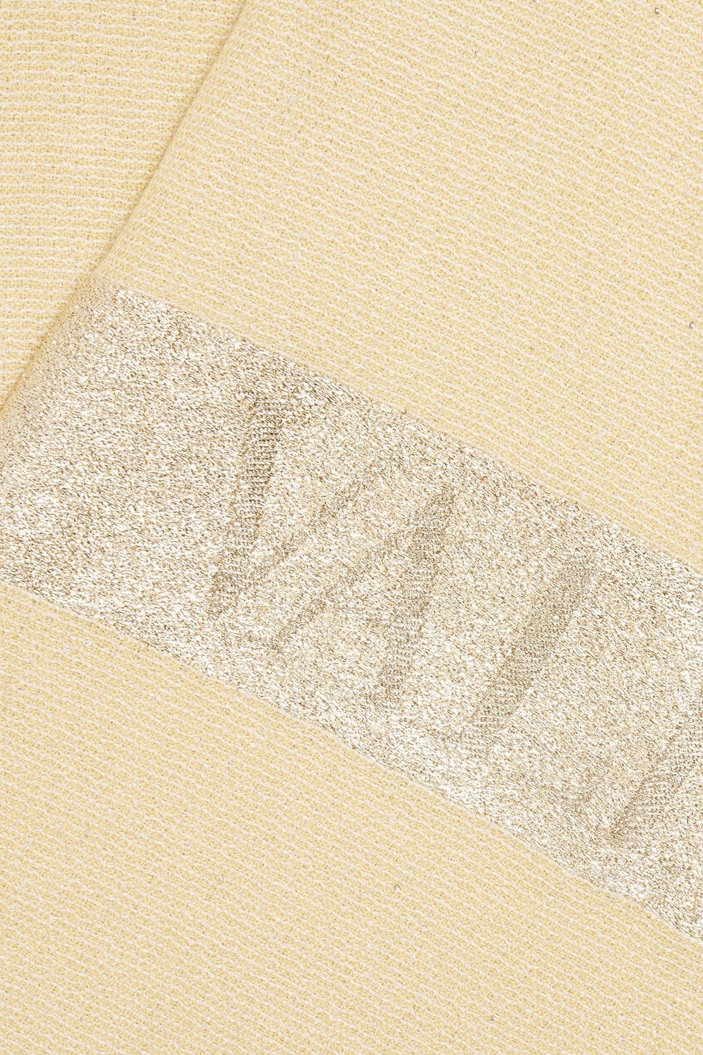 VALENTINO GARAVANI Metallic cashmere-blend scarf