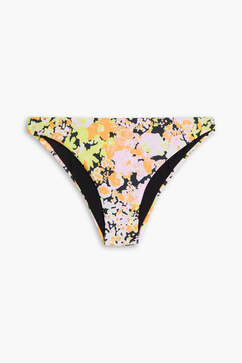 Stine Goya Dahlia Floral-print Mid-rise Bikini Briefs In Bunt