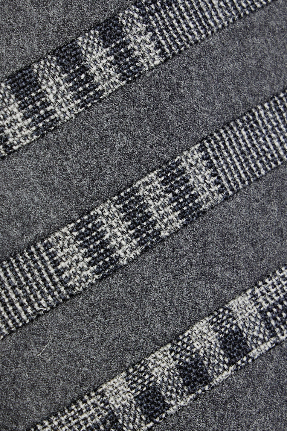Thom Browne Prince Of Wales Checked Wool-tweed Blazer In Gray