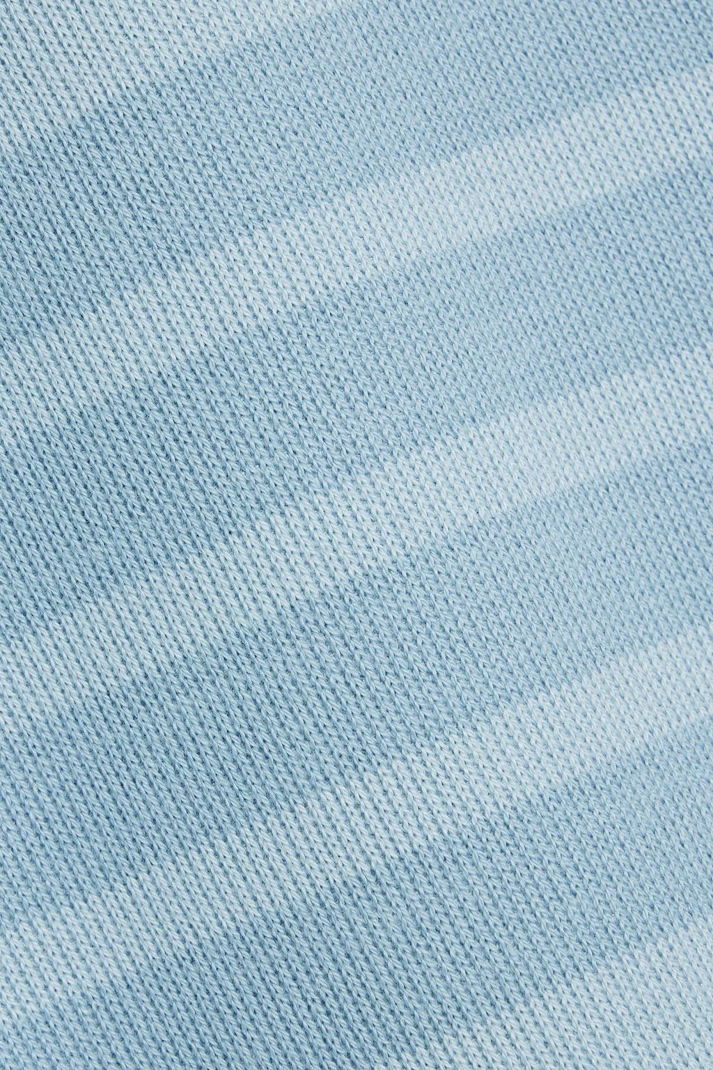 THOM BROWNE Striped cotton sweatpants