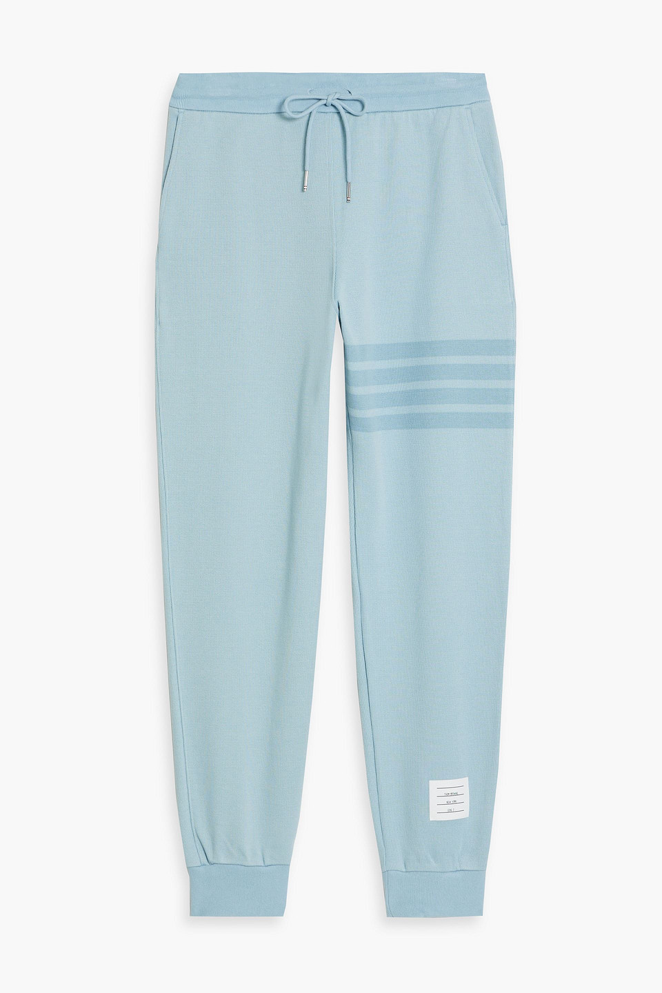 Striped cotton sweatpants