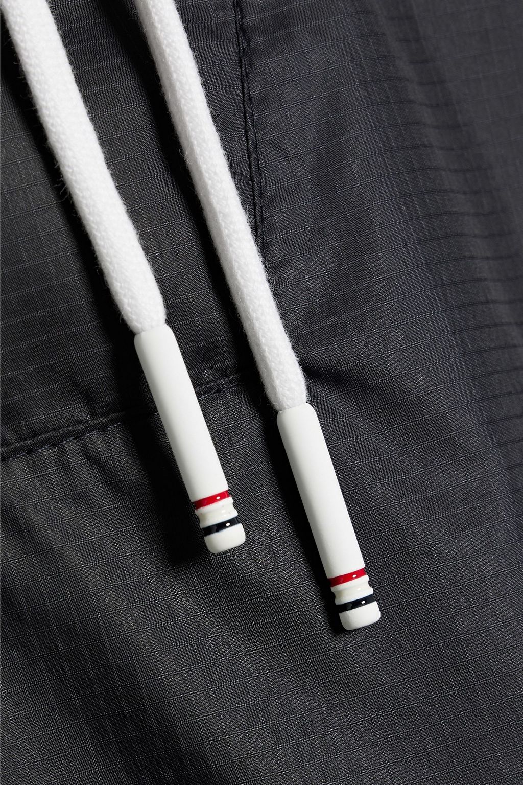THOM BROWNE Ripstop hooded track jacket