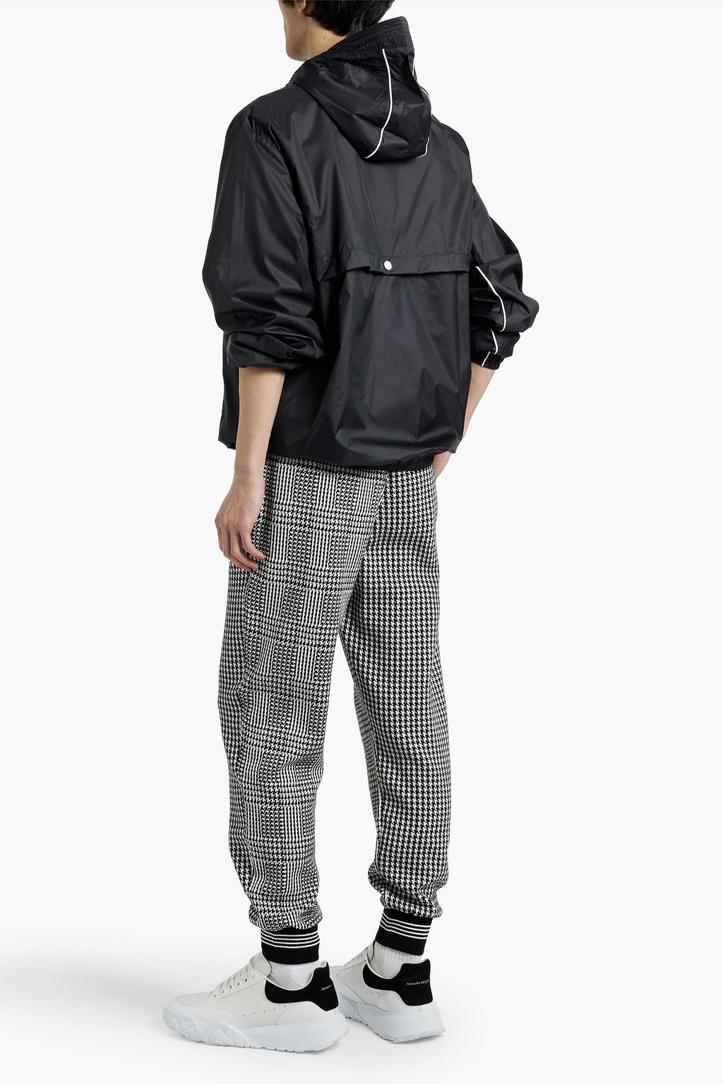 THOM BROWNE Ripstop hooded track jacket
